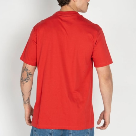 Camiseta dc Shoes Hoops Vermelho