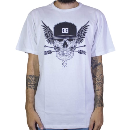 Camiseta Dc Shoes Last Year Branca