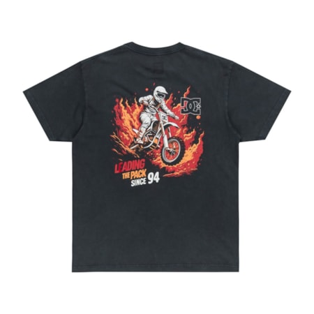 Camiseta Dc Shoes Leading The Pack Preto