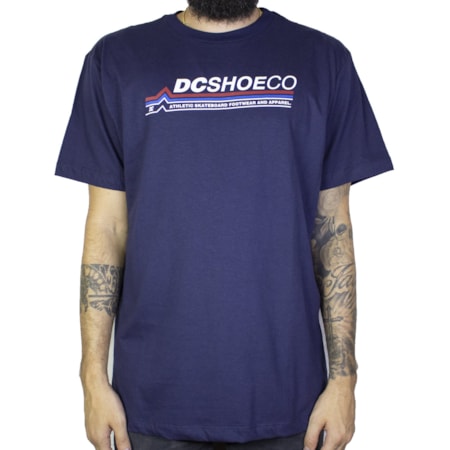 Camiseta Dc Shoes Light Speed Marinho