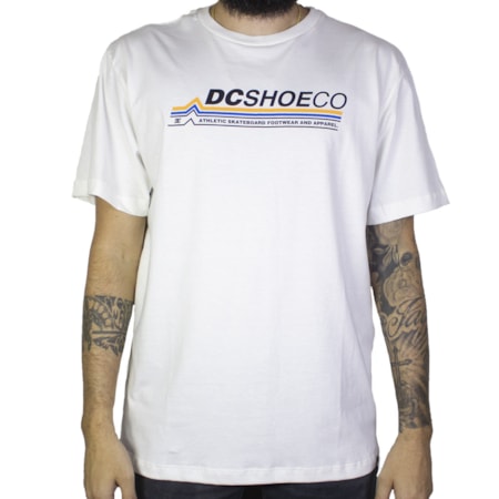 Camiseta Dc Shoes Light Speed White