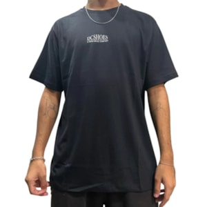 Camiseta Dc Shoes Line Up Preto 