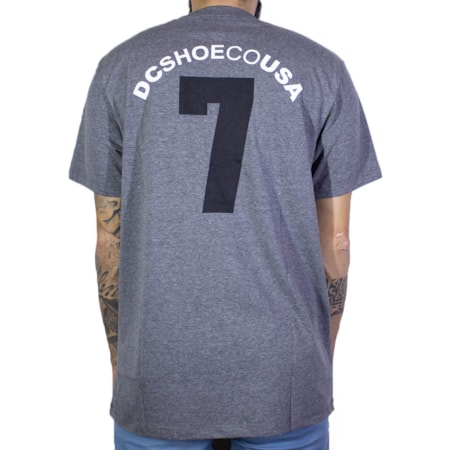 Camiseta Dc Shoes Lucky Seven CInza