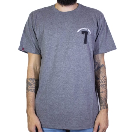 Camiseta Dc Shoes Lucky Seven CInza