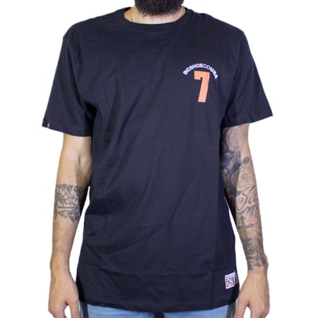 Camiseta Dc Shoes Lucky Seven Preta