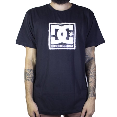 Camiseta Dc Shoes Pattern Box Preto