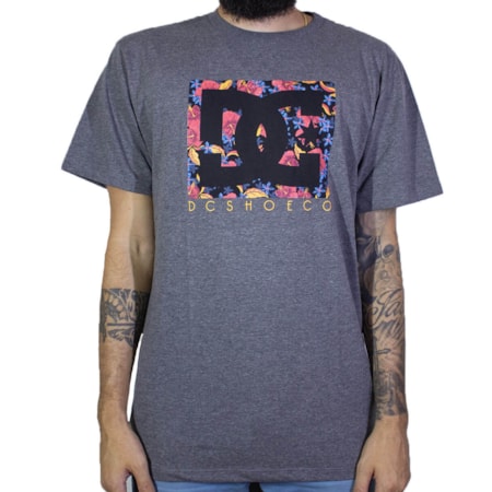 Camiseta Dc Shoes Psyco Cinza