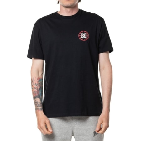 Camiseta Dc Shoes Quality Control Preta 