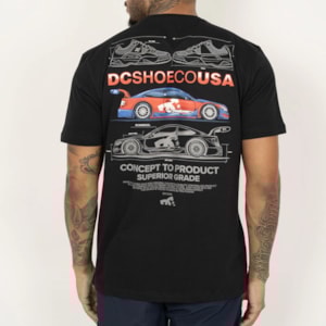 Camiseta Dc Shoes Racing Preto