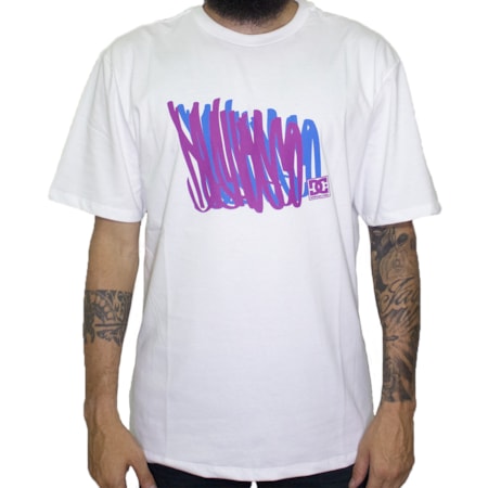 Camiseta Dc Shoes Scrib White