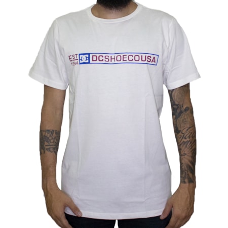 Camiseta Dc Shoes Slim Rated White