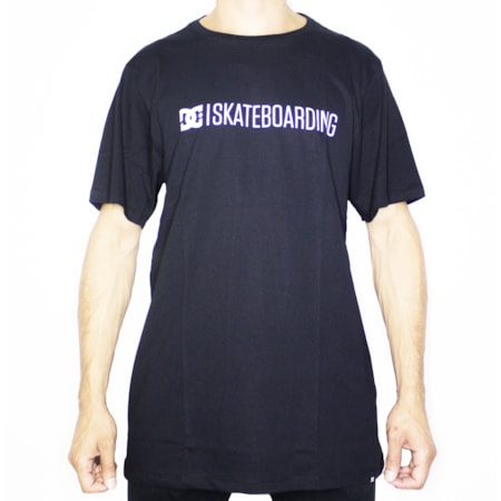 Camiseta Dc Shoes Slim Skateboard  Black