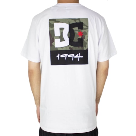 Camiseta Dc Shoes Split Star Branco