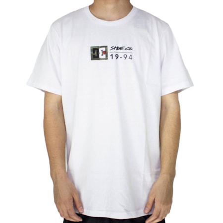 Camiseta Dc Shoes Split Star Branco