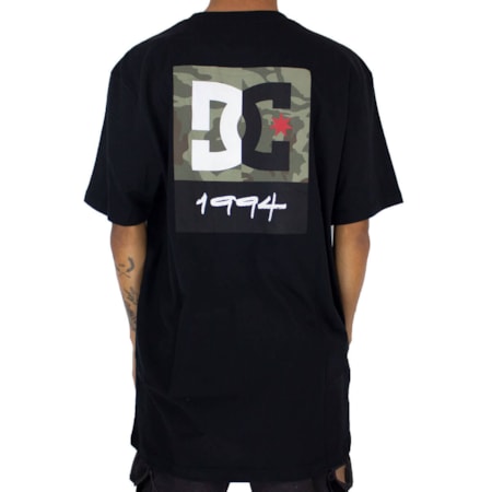 Camiseta Dc Shoes Split Star Preto