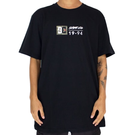 Camiseta Dc Shoes Split Star Preto