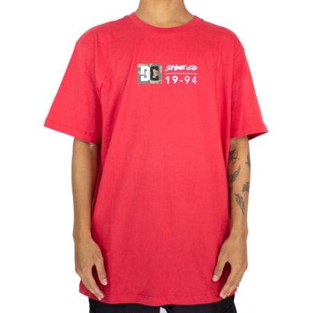 Camiseta Dc Shoes Split Star Vermelho