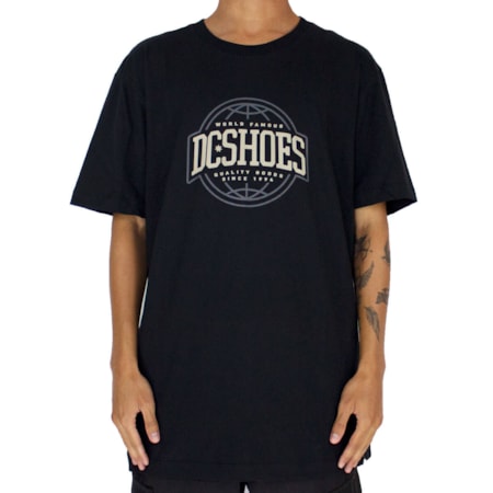 Camiseta Dc Shoes Sport League Preto