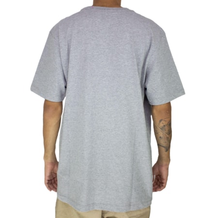 Camiseta Dc Shoes Square Spread Cinza