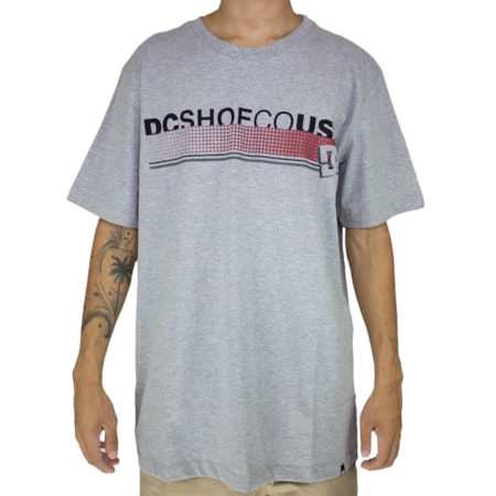 Camiseta Dc Shoes Square Spread Cinza