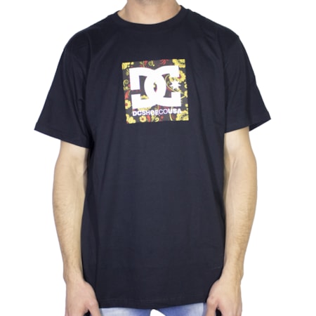 Camiseta Dc Shoes Square Star 2 Preta