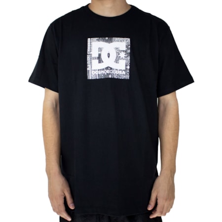 Camiseta Dc Shoes Square Star Bandana Fill Preto