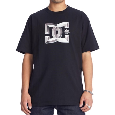 Camiseta Dc Shoes Star Bevelled Preto