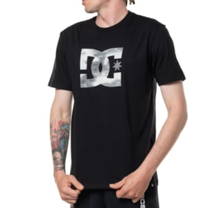 Camiseta Dc Shoes Star Camo Fill 3 Preto