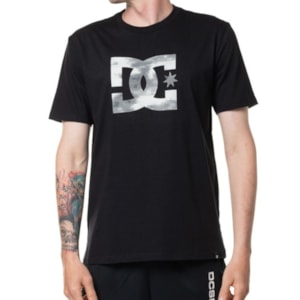 Camiseta Dc Shoes Star Camo Fill 3 Preto