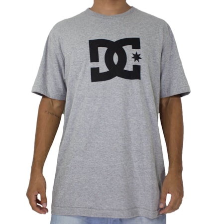 Camiseta Dc Shoes Star Hss Cinza