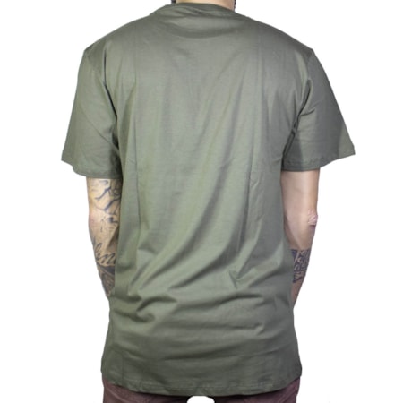 Camiseta Dc Shoes Trestina Verde Militar 