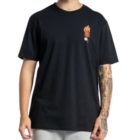 Camiseta Dc Shoes Triple Aye Preto