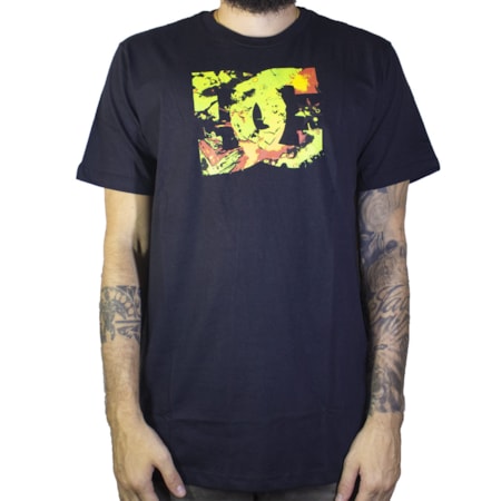 Camiseta Dc Shoes Vertical Surface Preto