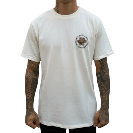 Camiseta Dc Shoes Work Circle Snow White