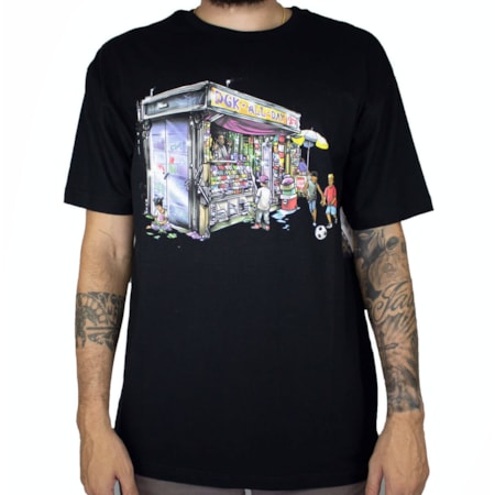 Camiseta Dgk Daily News Black PTM2009