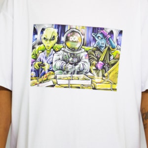 Camiseta Dgk Game Night White PTM2185