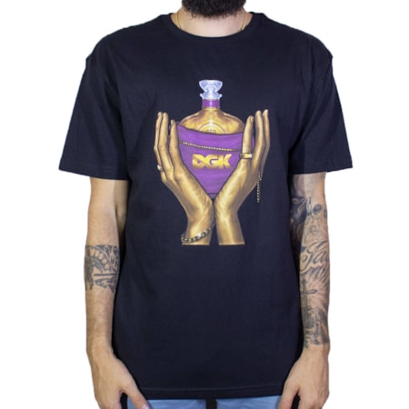 Camiseta Dgk Raise Up Black Ptm1391