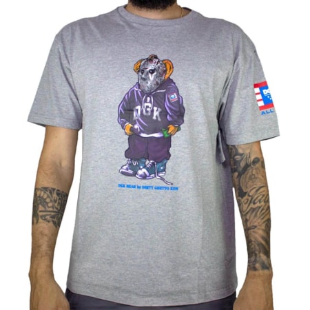 Camiseta Dgk The Plug PTM1995 Heather Grey