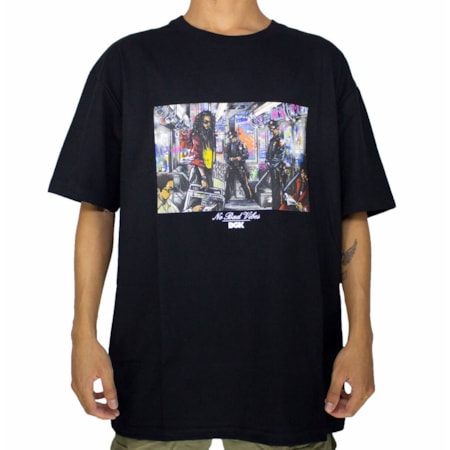 Camiseta Dgk Trenchtown Black PTM-1982