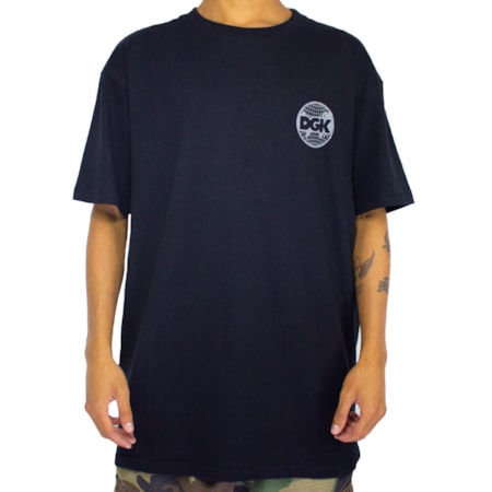 Camiseta Dgk Worldwide Black I21DGC07