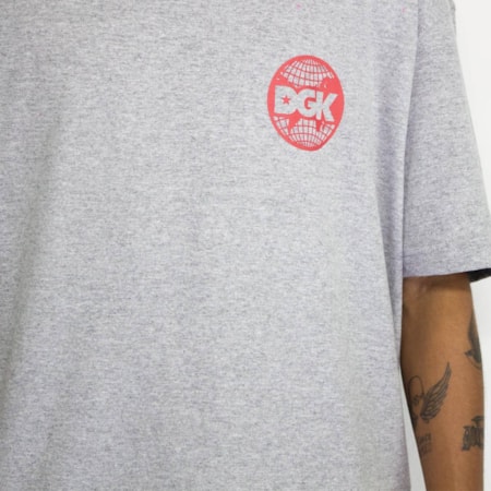 Camiseta Dgk Worldwide Grey I21DGC07