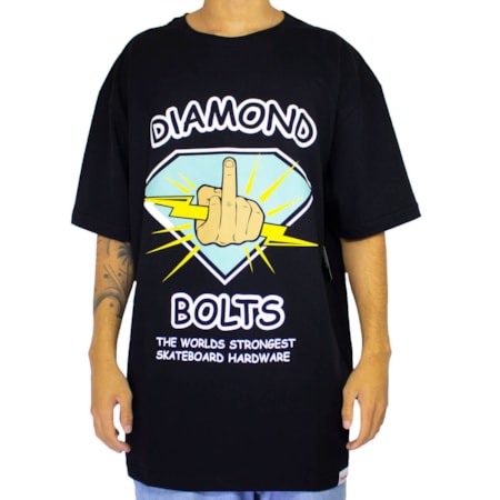 Camiseta Diamond Bolts Black D20DMPA022