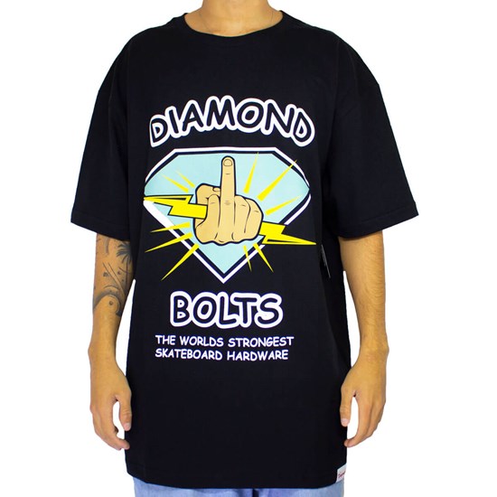 Camiseta Diamond Bolts Black D20DMPA022