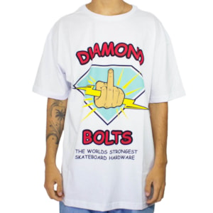 Camiseta Diamond Bolts White D20DMPA022