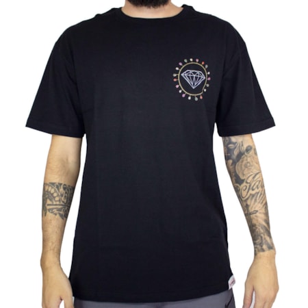 Camiseta Diamond Chain Black B20DMPA013