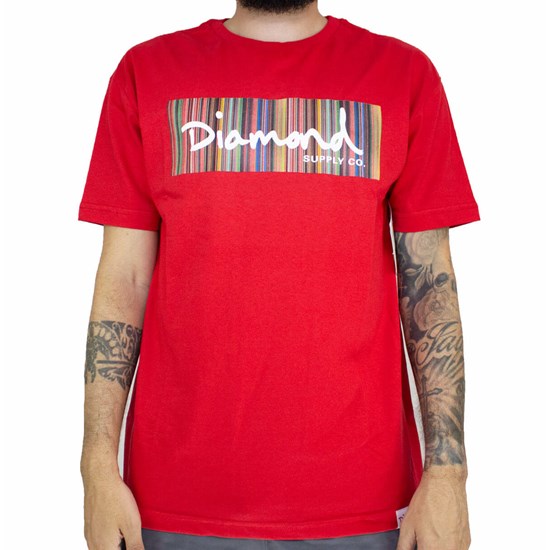 Camiseta Diamond Color Ply Box Red A20DMPA014