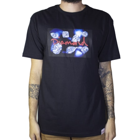 Camiseta Diamond Cuts D19DMPA007 Black