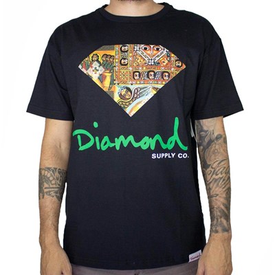 Camiseta Diamond Ethiopian Black A20DMPA008