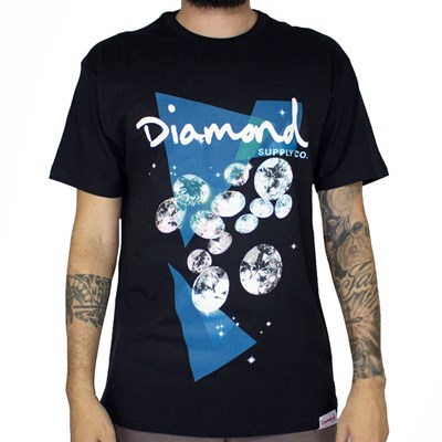 Camiseta Diamond Galatic Black B20DMPA005