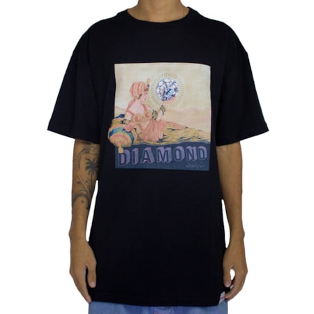 Camiseta Diamond Goddless Black C20DMPA014